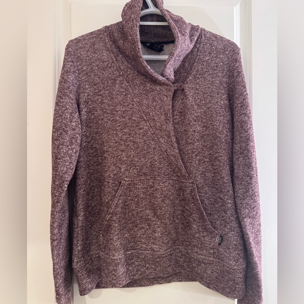 Oakley Women's Burgundy Cowl Neck Sweater